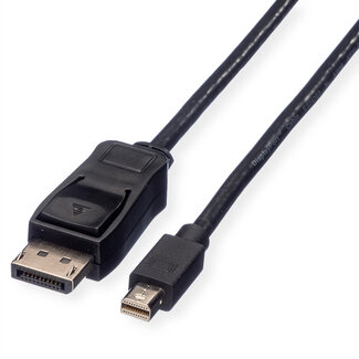 Value VALUE DisplayPort kabel, DP M - Mini DP M, zwart, 1,5 m