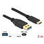 Delock SuperSpeed USB (USB 3.2 Gen 2) Cable Type-A to USB Type-C™ 3 m