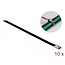 Delock Stainless Steel Cable Ties L 400 x W 7.9 mm black 10 pieces
