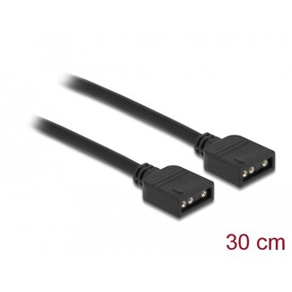 DeLOCK Delock RGB Connection Cable 3 pin for 5 V RGB / ARGB LED illumination 30 cm