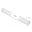 Delock Braided Sleeving with Hook-and-Loop Fastener 2 m x 19 mm white