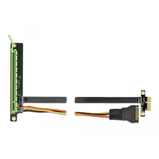 Delock Riser Card PCI Express x1 to x16 with flexible cable 80 cm