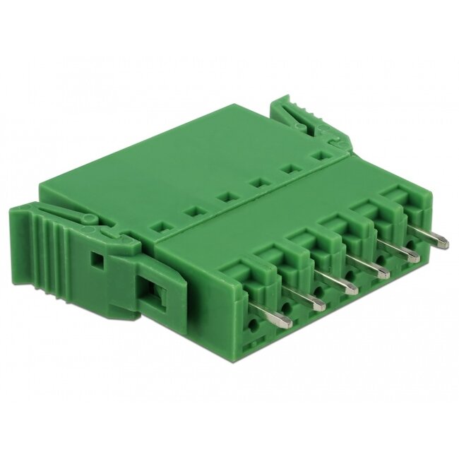 Delock Terminal block set for PCB 6 pin 3.81 mm pitch vertical