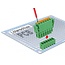 Delock Terminal block set for PCB 6 pin 3.81 mm pitch vertical