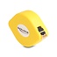 Delock RJ45 Retractable Cable Cat.6A STP 1.5 m black / yellow