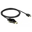 Delock 3 in 1 Monitor Cable with USB-C™ / DisplayPort / mini DisplayPort in to HDMI out with 4K 60 Hz