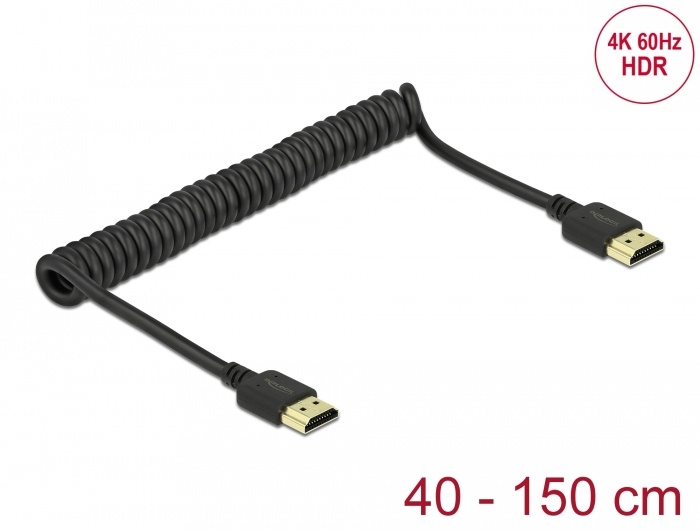 DeLOCK 84967. Lengte snoer: 1,5 m, Aansluiting 1: HDMI Type A (Standaard), Aansluiting 1 type: Mannelijk, Aansluiting 2: HDMI Type A (Standaard), Aansluiting 2 type: Mannelijk, Con
