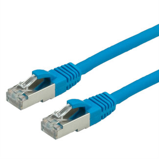 Value VALUE Patchkabel Cat.6 (Class E) S/FTP (PiMF), LS0H, blauw, 7 m