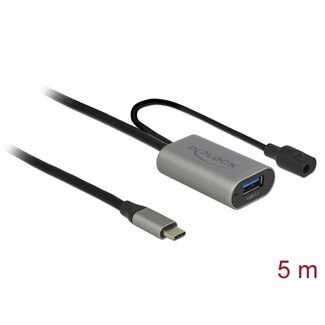 DeLOCK Delock Active USB 3.1 Gen 1 extension cable USB Type-C™ to USB Type-A 5 m