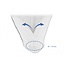Delock Braided Sleeve self-closing 5 m x 19 mm white