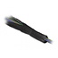 Delock EMI Shielding braided sleeve with hook-and-loop fastener heat resistant 1 m x 50 mm black