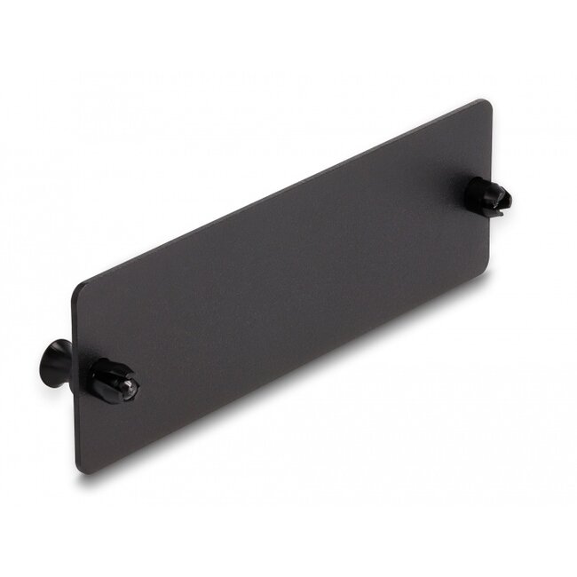 Delock Fiber Optic Blind Panel black