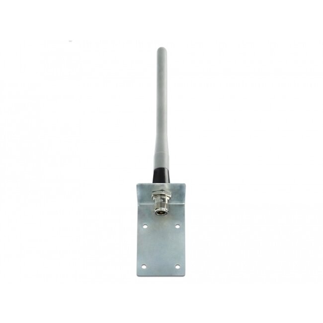 Delock LPWAN 890 - 960 MHz Antenna N jack 3.5 dBi omnidirectional fixed wall mounting outdoor grey