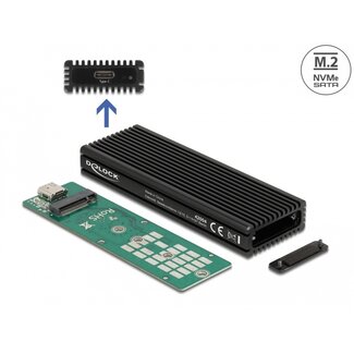 DeLOCK Delock External USB Type-C™ Combo Enclosure for M.2 NVMe PCIe or SATA SSD