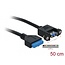Delock Cable USB 3.0 pin header female > 1 x USB 3.0-A female