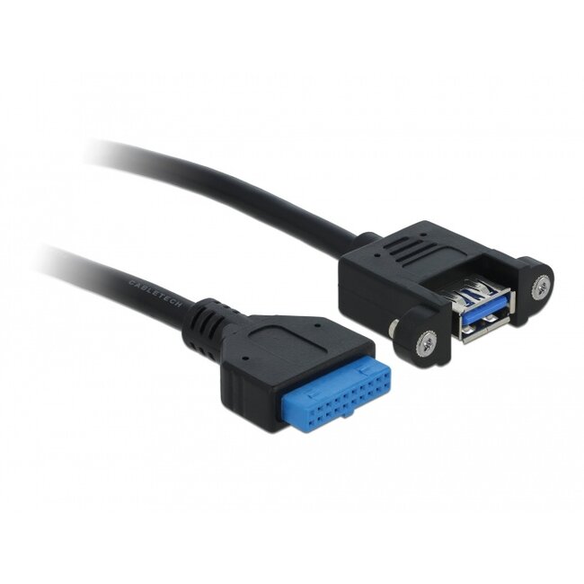 Delock Cable USB 3.0 pin header female > 1 x USB 3.0-A female