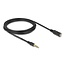 Delock Extension Cable Stereo Jack 3.5 mm 5 pin male to female 3 m black