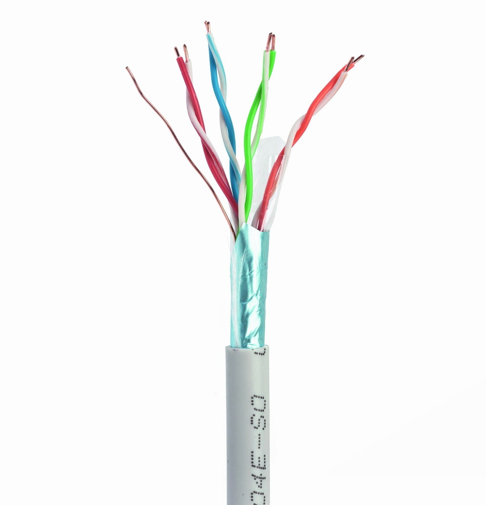 Gembird CAT5e FTP 100m. Snoerlengte: 100 m, Kabel standaard: Cat5e, Kabelafscherming: F/UTP (FTP)