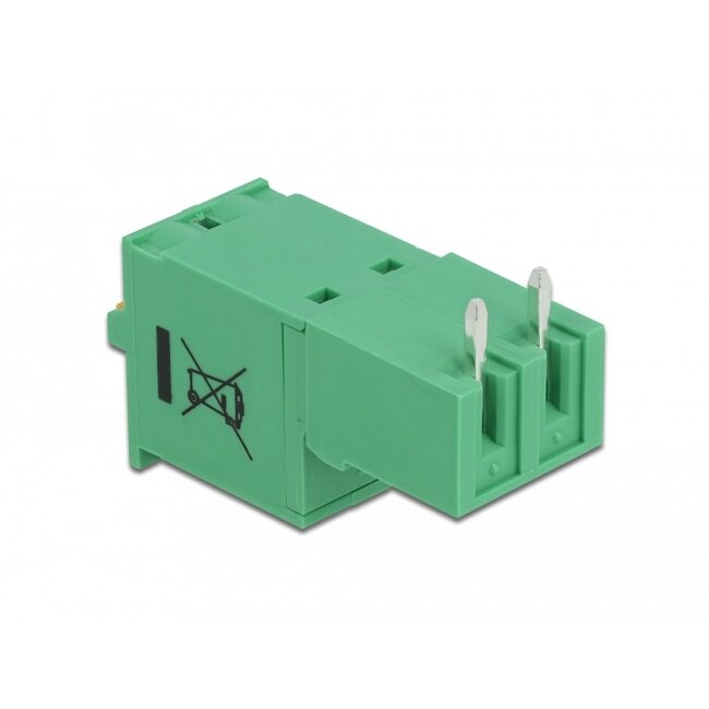 Delock Terminal block set for PCB 2 pin 5.08 mm pitch horizontal