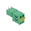 Delock Terminal block set for PCB 2 pin 5.08 mm pitch horizontal