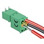 Delock Terminal block set for PCB 2 pin 5.08 mm pitch horizontal