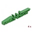Delock DIN rail clip for PCB 122 mm 4 pieces