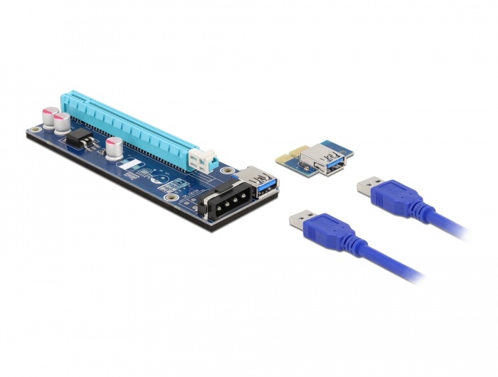 DeLOCK Lindy 41430. Snoerlengte: 1 m, Aansluiting 1: VGA (D-Sub), Aansluiting 2: DVI-D + USB