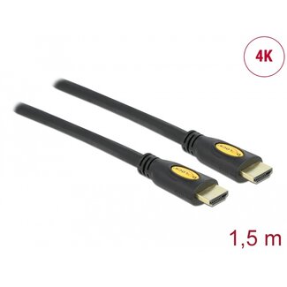 DeLOCK Delock Cable High Speed HDMI with Ethernet - HDMI-A male > HDMI-A male 4K 1.5 m