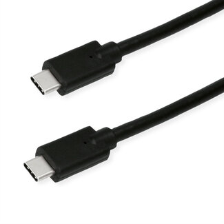 ROLINE GREEN ROLINE GREEN USB 3.2 Gen 2x2 kabel, Emark, C-C, M/M, 20Gbit/s, 100W, zwart, 1 m