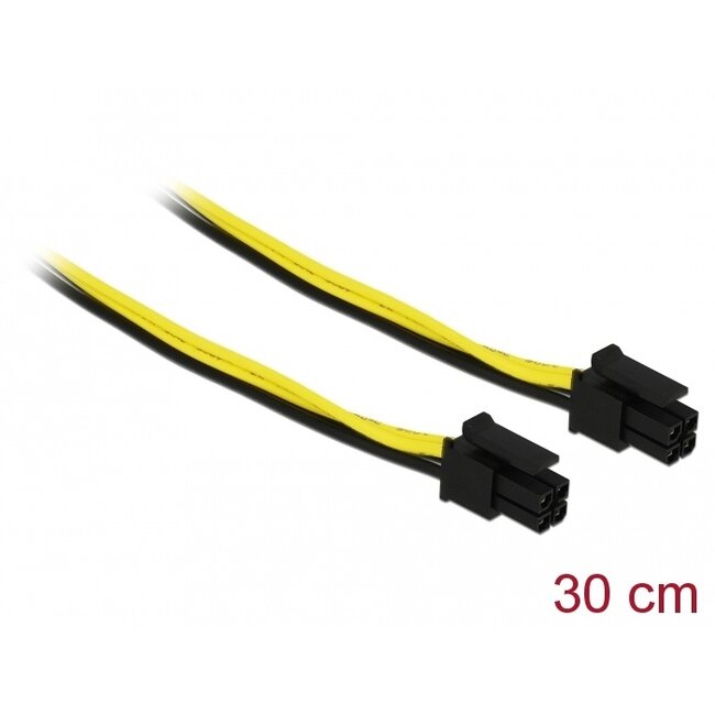 Delock Micro Fit 3.0 Cable 4 pin male > male 30 cm