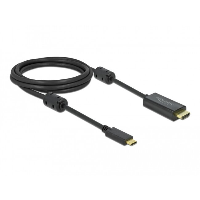 Delock Active USB Type-C™ to HDMI Cable (DP Alt Mode) 4K 60 Hz 2 m