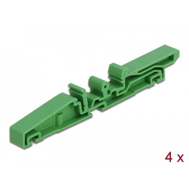 Delock DIN rail clip for PCB 115 mm 4 pieces