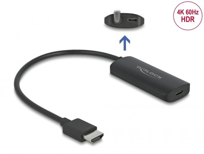 DeLOCK Adapter HDMI & Micro-USB to USB-C