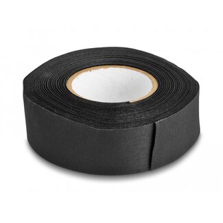 DeLOCK Delock Cloth Tape 25 m x 25 mm tearable self-adhesive black