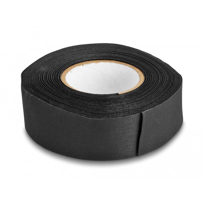Delock Cloth Tape 25 m x 25 mm tearable self-adhesive black
