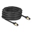 Delock RJ45 Network Cable Cat.6A male to male S/FTP black 15 m with Cat.7 raw cable suitable for industrial and outdoor use