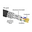 Delock RJ45 Network Cable Cat.6A male to male S/FTP black 15 m with Cat.7 raw cable suitable for industrial and outdoor use