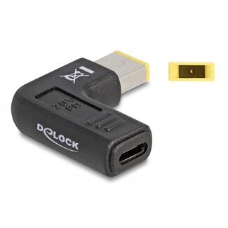 DeLOCK Delock Adapter for Laptop Charging Cable USB Type-C™ female to Lenovo 11.0 x 4.5 mm male 90° angled