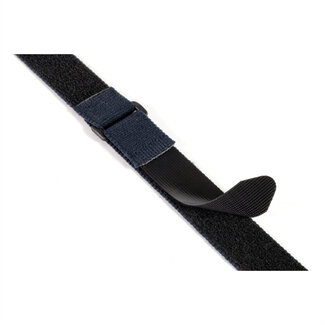 Velcro VELCRO® Verstelbare Draagband met Klittenband Stretch haken en lus riem 25mm x 68cm x 2 Zwart