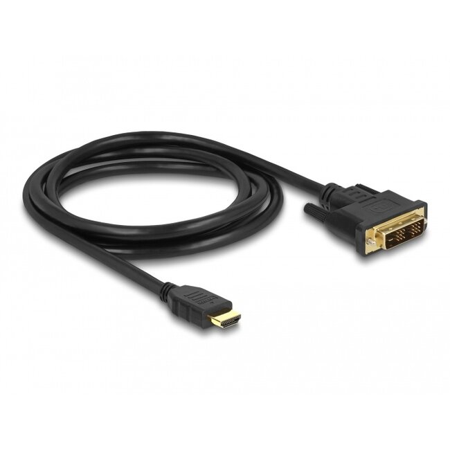 Delock HDMI to DVI 18+1 cable bidirectional 1.5 m