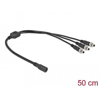 DeLOCK Delock DC Splitter Cable 5.5 x 2.1 mm 1 x female to 3 x male screwable