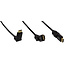 HDMI rotatiekabel, InLine®, High Speed HDMI® kabel, type A M/type A M, zwart, gouden contacten, 1m