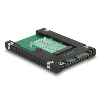 DeLOCK Delock 2.5″ Converter SATA 22 pin / USB 2.0 Type Mini-B > 1 x mSATA / Mini PCIe Slot DeLOCK Delock 2.5″ Converter SATA 22 pin / USB 2.0 Type Mini-B > 1 x mSATA / Mini PCIe Slot
