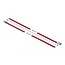 Delock Stainless Steel Cable Ties L 400 x W 4.6 mm red 10 pieces