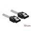 Delock SATA 6 Gb/s Cable 70 cm transparent