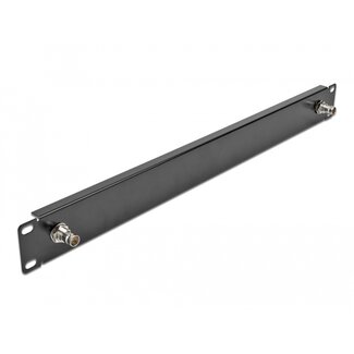 DeLOCK Delock 19″ Panel with 2 x BNC jack 1U black