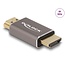 Delock HDMI Adapter male to male 8K 60 Hz grey metal