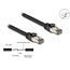 Delock RJ45 Network Cable Cat.6A U/FTP ultra flexible with inner metal jacket 15 m black