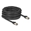 Delock RJ45 Network Cable Cat.6A U/FTP ultra flexible with inner metal jacket 15 m black