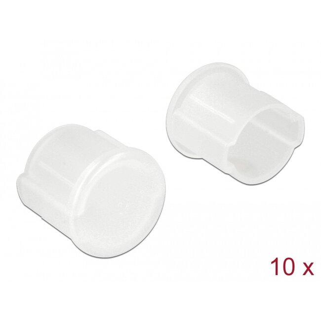 Delock Dust Cover for BNC female 10 pieces transparent